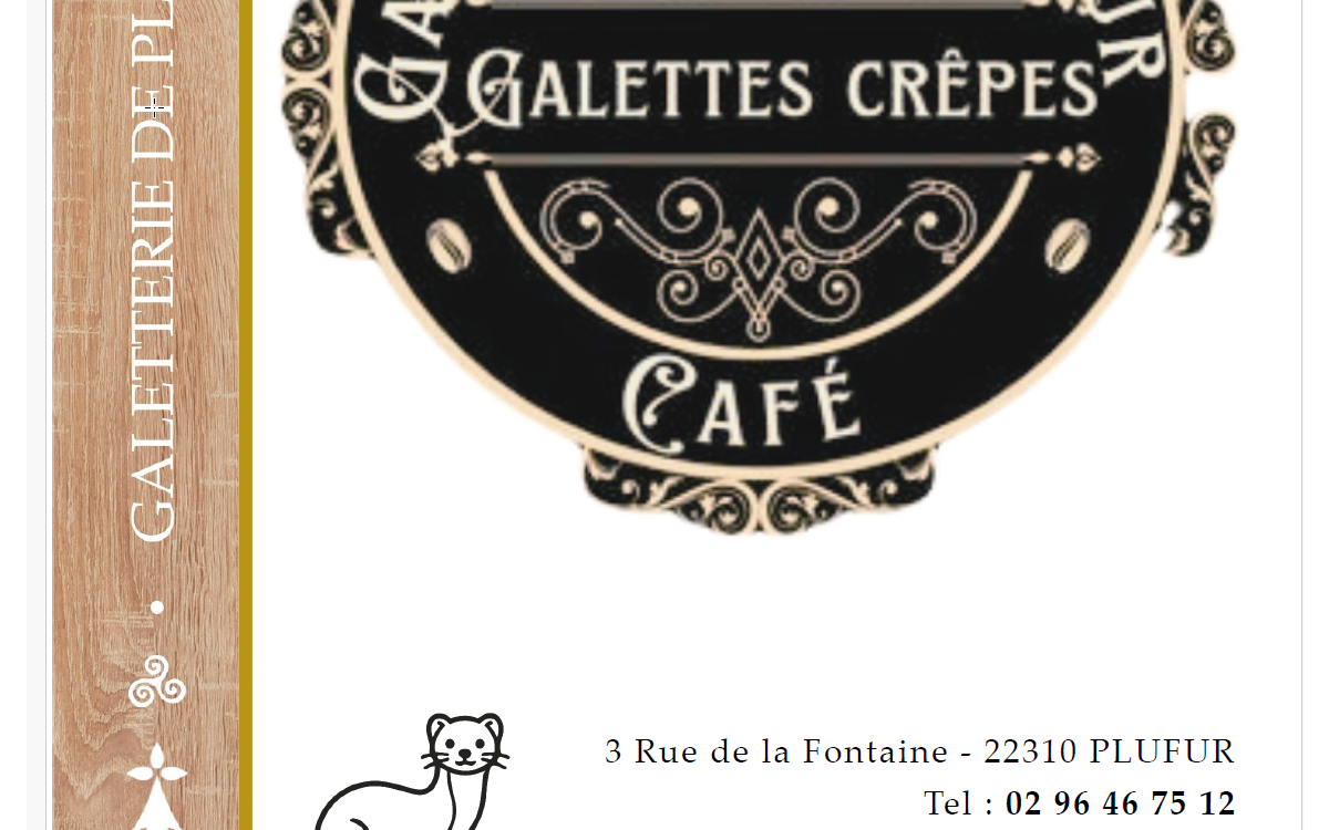 Menu restaurant breton